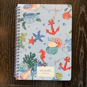 Vera Bradley Mini Notebook Anchors Aweigh Print College Ruled Spiral Sealed